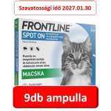 Boehringer Ingelheim 3 csomag : Frontline Spot-on 3db ampulla macskák részére ( Ez nem a combo , hanem az alap tipus)