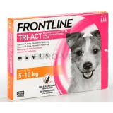 Boehringer Ingelheim Frontline Tri-Act rácsepegtető oldat 5-10 kg-os kutyáknak (3 ampulla ) ( macskákra nem rakható )