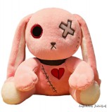 Bofang Trading Co. Ltd. Dark goth nyuszi plüss rózsaszín 25 cm