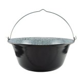 BOGRÁCS ZOMÁNCOZOTT GULYÁS 10L 38CM