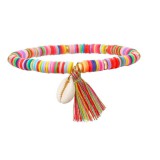 Bojtos kagyló bokalánc