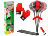Boksz Szett Gyerekeknek-Kesztyűvel-Pumpával-Állítható Magasságú Állvánnyal