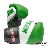 Bokszkesztyű Top Ten Sparring X zöld-fehér 12 oz
