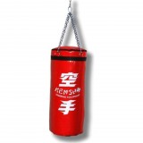 Bokszzsák, 90x35 cm – piros, lánccal – Kensho