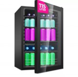 Bomann KSG 7290 italhűtő, fekete 115L