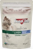 Bonacibo Pouch - Wet Adult Cat Food - Liver 85 g