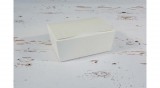 Bonbon doboz  fehér trapéz doboz 12x8x5 cm M