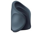 Boners - akkus, rezgő nyitott maszturbátor (szürke)