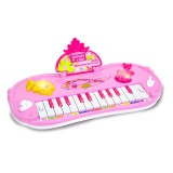 Bontempi: 22 billentyűs elektromos szintetizátor fényekkel - rózsaszín