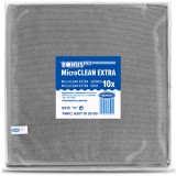 Bonus pro szürke színű microclean extra kendő 40x40 CM 10 DB-os