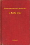 Booklassic Charles de Montesquieu: O duchu praw - könyv