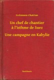 Booklassic Erckmann-Chatrian: Un chef de chantier a l'isthme de Suez - Une campagne en Kabylie - könyv