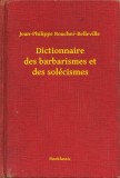 Booklassic Jean-Philippe Boucher-Belleville: Dictionnaire des barbarismes et des solécismes - könyv