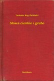 Booklassic Tadeusz Boy-Zelenski: Słowa cienkie i grube - könyv
