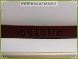 Bőr karkötő rovásírással-"Székely"
