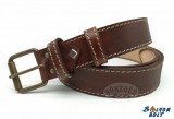 Bőr öv, egyszerű barna