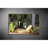 Bor,Sajt,Szőlő Vászonkép 032 éiv-032