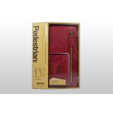 Bőr tablet tok iPad Mini Remax Pedestrian bordó