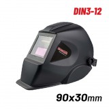 BORMANN Automata sötétedő hegesztőpajzs DIN11, 2 szenzoros, 90 × 32 mm látómezővel (BWH1000)