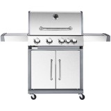 BORMANN ELITE 4+1 égős KERTI BBQ GÁZGRILL "LUXURY" TYPE, öntöttvas grillrács (BBQ5050)