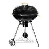 BORMANN ELITE FASZÉN GRILL, ÁTMÉRŐ 57 cm, hamugyűjtővel, kerekekkel és polccal (BBQ1160)