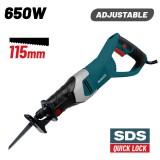 BORMANN Lite Orrfűrész 650W, 800-3000rpm, 115mm (BRS6600)