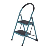 BORMANN Pro 2 LÉPCSŐS ACÉL LÉTRA, NAGY TEHERBÍRÁSÚ, CSÚSZÁSGÁTLÓS LÉPCSŐK, BURKOLAT VÉDŐ (BHL6012)