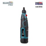 BORMANN Pro AKKUMULÁTOROS MINI CSISZOLÓ-GRAVíROZÓ GÉP KÉSZLET 12V (BBP2450)
