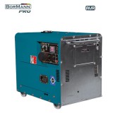 BORMANN Pro DÍZEL Áramfejlesztő generátor 6000W, 474cc, elektromos INDÍTÁS, AVR, akkumulátor, ATS (BGB9500)