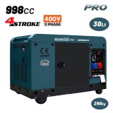 BORMANN Pro Dízel áramfejlesztő háromfázisú 13 kW, 998 cm³, elektromos indítással (BGB9813)