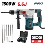 BORMANN Pro fúróKALAPÁCS SDS-PLUS 1500W, 5,5J (BPH4400)