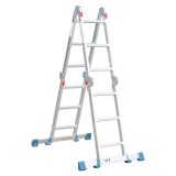 BORMANN Pro Létra többcélú csuklós kivitelben, 4 × 3 fokos, 3,56 m, 150 kg (BHL5040)
