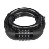 BORMANN Pro Lopásgátló Motorkerékpár Lakat 120cm, Vastagság 12mm, Kombinált Zárral (BLK1345)