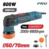 BORMANN Pro POLIROZÓGÉP 600W, 50mm/75mm, 2000-6800 rpm (BCP3050)
