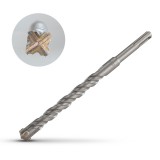 BORMANN Pro sds-plus sx4 kalapácsos fúrószár 4-vágó 8x210mm (BHT4706)