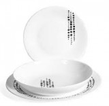 Bormioli Rocco Chiaroscuro, 18 részes étkészlet - Ingyenes szállítással