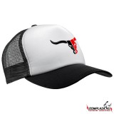 Born to fight baseball sapka (fekete-fehér)