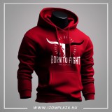Born to fight - Bullspirit pulóver (piros)