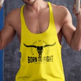 Born to fight - Stringer sárga trikó (M-es méretben nem rendelhető)