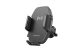 BOROFONE BH213 ADELANTE SZELLŐZŐRÁCSRA RÖGZÍTHETŐ WIRELESS AUTÓS TELEFONTARTÓ FEKETE