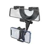 Borofone BH49 4.5"-7", görgős Fekete autós mobiltelefon tartó