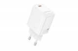 BOROFONE BN26 FUENTE HÁLÓZATI GYORSTÖLTŐ (TYPE-C) PD 20W FEHÉR