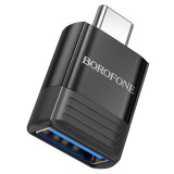 Borofone BV18 USB Type-C apa - USB Type-A anya Adapter (BV18)