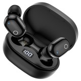 Borofone BW06 Manner TWS Bluetooth mikrofonos fülhallgató fekete (BW06 fekete) - Fülhallgató