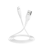 BOROFONE BX18 Lightning Charging Data Cable 3m White BX18LIGHTNING