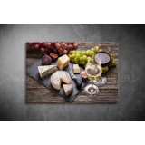 Borok, Sajtok, Szőlő Vászonkép 069 éiv-069