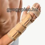 BORT csukló és tenyértámasztó sín (ujjizülettámasz) M-es jobbos kifutó