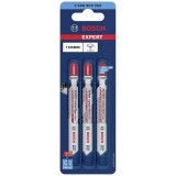 Bosch 2 608 900 565 lombfűrész, kanyarítófűrész és szablyafűrész lap Lombfűrész penge Keményfém 3 db (2608900565)