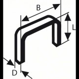 Bosch 2 609 200 215 staples Kapocs csomag 1000 kapocs (2609200215)