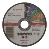 BOSCH 2608602385 Rapido Multi Construction ACS 60 V BF egyenes vágótárcsa 125 mm, 1,0 mm (2.608.602.385)